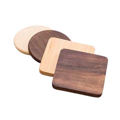 日式實木杯墊茶道杯托茶墊訂製LOGO