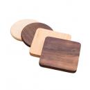 日式實木杯墊茶道杯托茶墊訂製LOGO