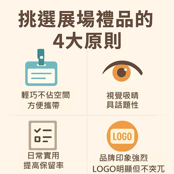挑選展場禮品的4大原則
